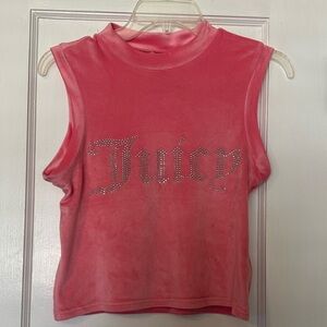 Y2K Juicy Couture Pink Crop Top Medium